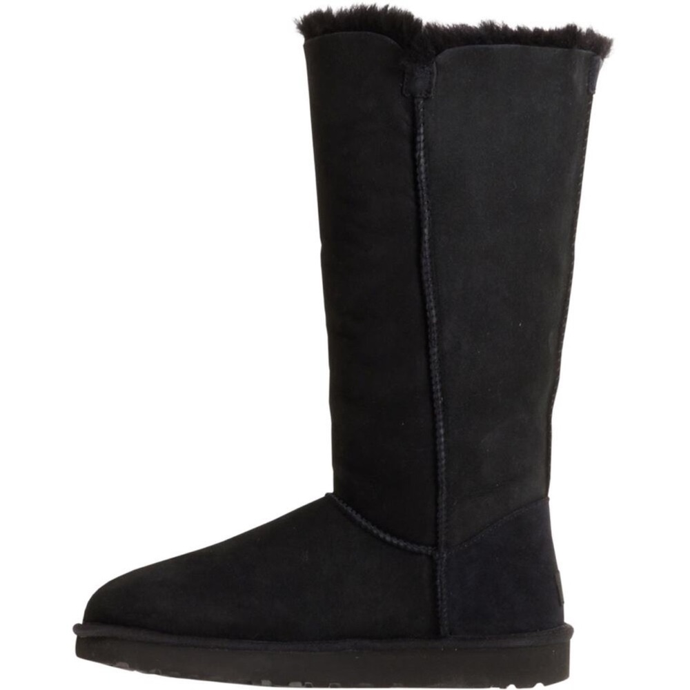 UGG Australia Women's Black Suede Bailey
Button Triplet Il Tall Boots 5 NEW - Picture 4 of 5